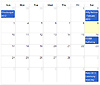 Calendar View with all events